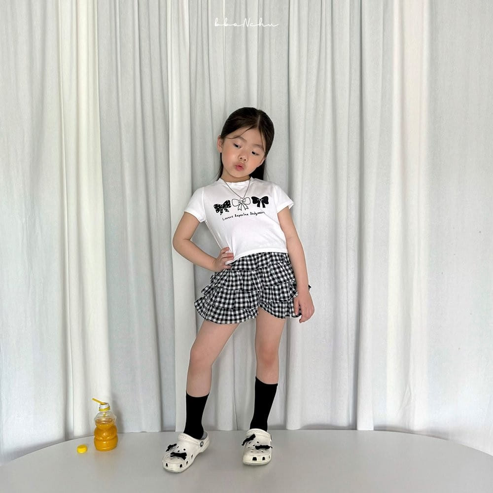 Bbonchu - Korean Children Fashion - #childofig - Ribbon Ribbon Tee - 10