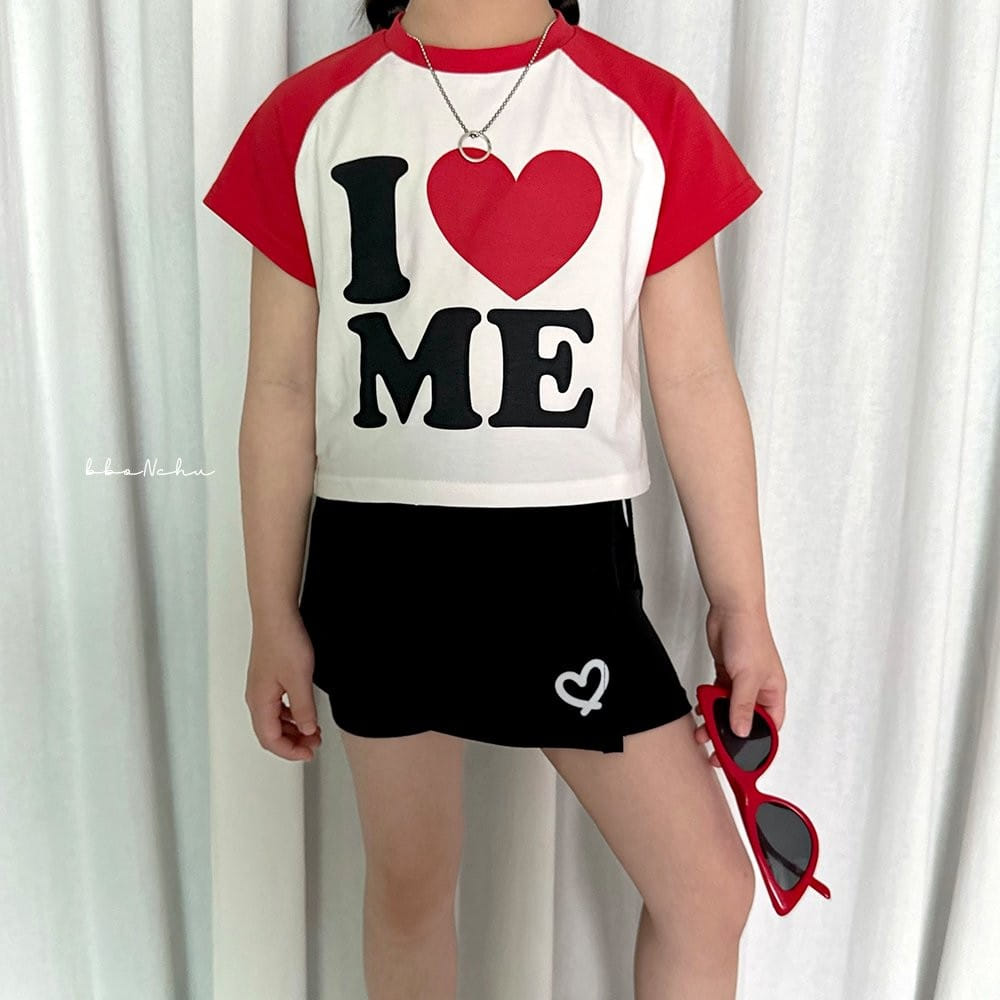 Bbonchu - Korean Children Fashion - #childrensboutique - I Love Me Raglan Tee - 10