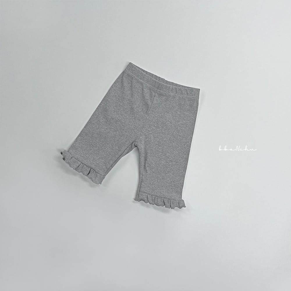Bbonchu - Korean Children Fashion - #designkidswear - Frill Biker Pants - 10