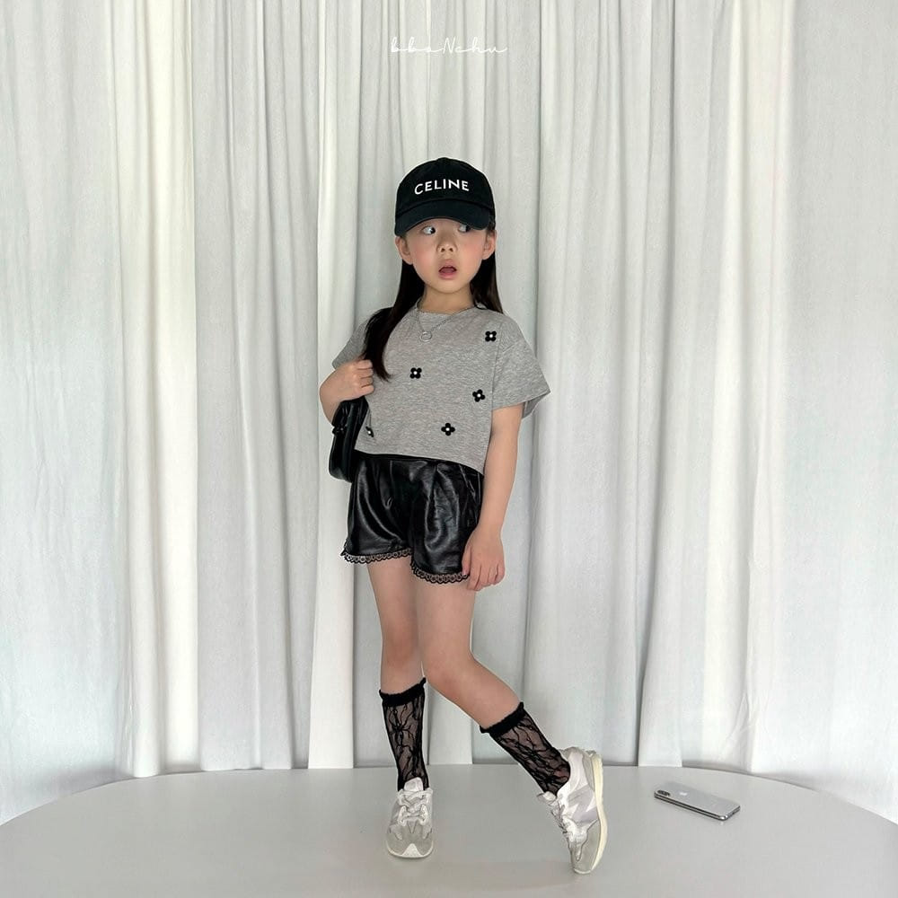 Bbonchu - Korean Children Fashion - #fashionkids - Pearl Flower Tee - 11
