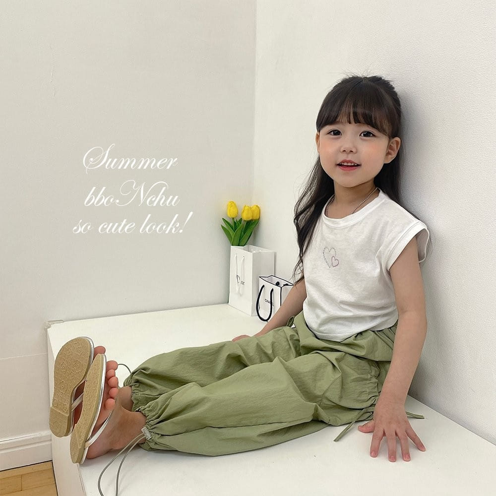 Bbonchu - Korean Children Fashion - #littlefashionista - String Gunbbang Pants - 2