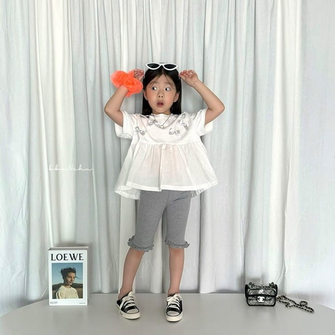 Bbonchu - Korean Children Fashion - #littlefashionista - Frill Biker Pants