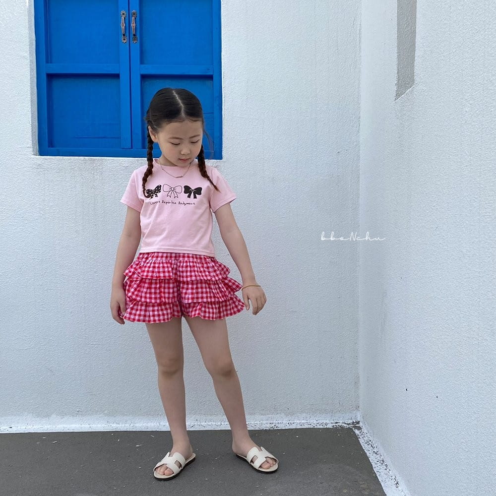 Bbonchu - Korean Children Fashion - #littlefashionista - Ribbon Ribbon Tee - 3