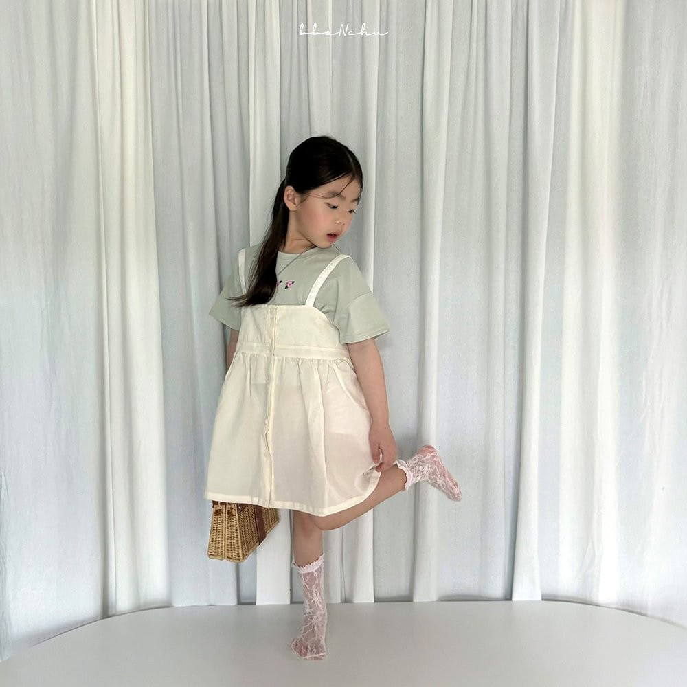 Bbonchu - Korean Children Fashion - #prettylittlegirls - Rose Embroidery Tee - 8