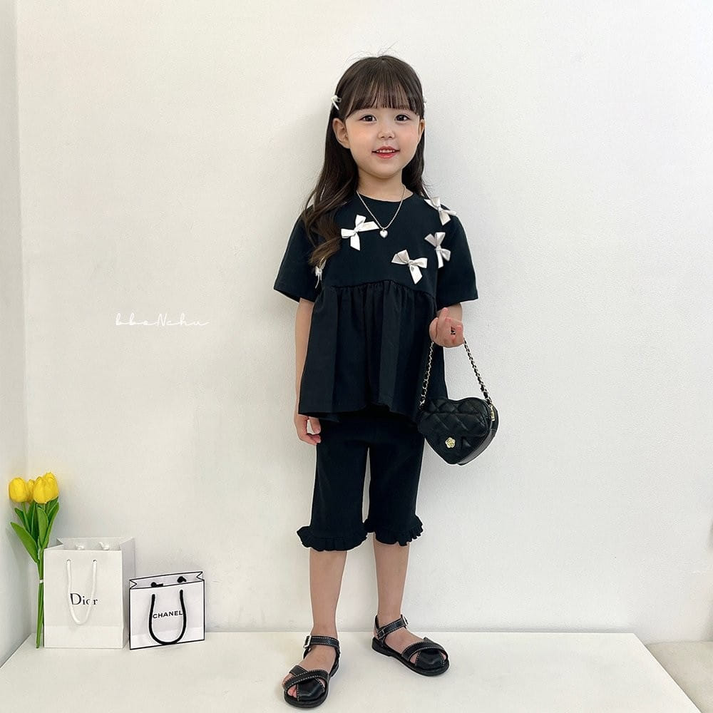 Bbonchu - Korean Children Fashion - #stylishchildhood - Frill Biker Pants - 7