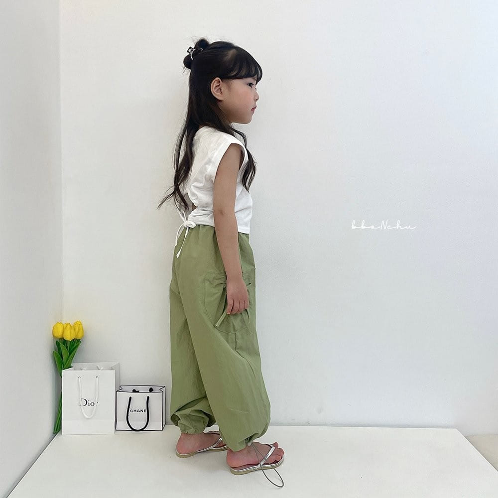 Bbonchu - Korean Children Fashion - #todddlerfashion - String Gunbbang Pants - 6
