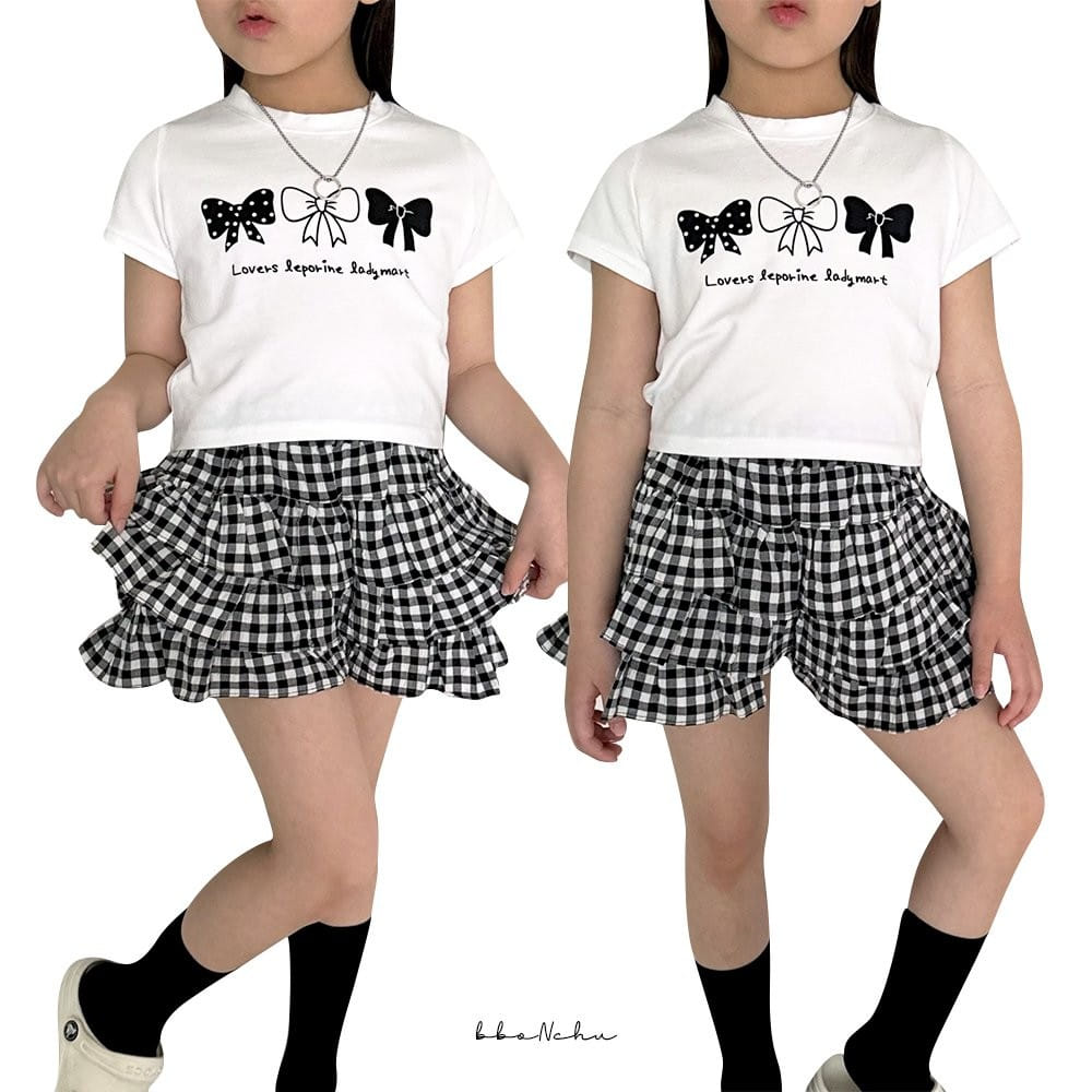 Bbonchu - Korean Children Fashion - #toddlerclothing - Ribbon Ribbon Tee - 8