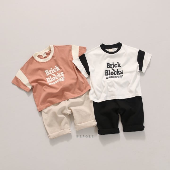 Beagle - Korean Children Fashion - #Kfashion4kids - Brick Color Tee - 10