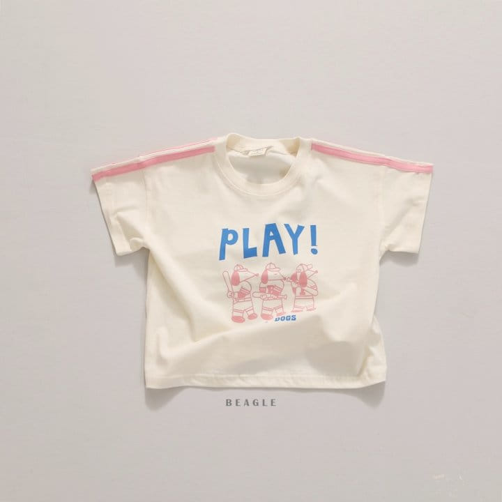 Beagle - Korean Children Fashion - #childofig - Play Tape Tee - 4