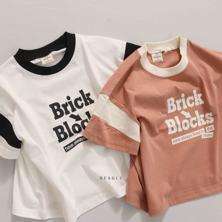 Beagle - Korean Children Fashion - #childofig - Brick Color Tee - 2