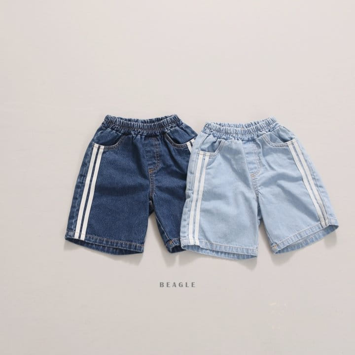 Beagle - Korean Children Fashion - #childrensboutique - Summer Cool Denim Shorts