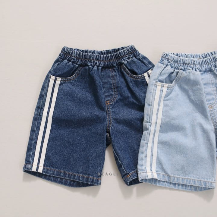 Beagle - Korean Children Fashion - #designkidswear - Summer Cool Denim Shorts - 2