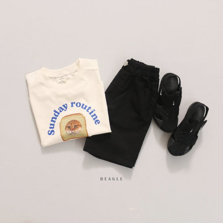 Beagle - Korean Children Fashion - #designkidswear - Bread Cat Tee - 7