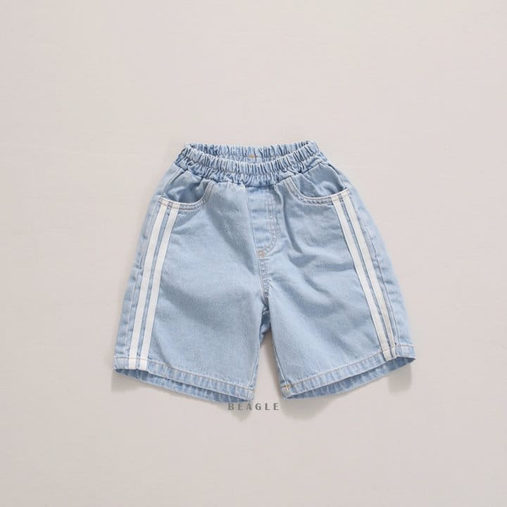 Beagle - Korean Children Fashion - #discoveringself - Summer Cool Denim Shorts - 3