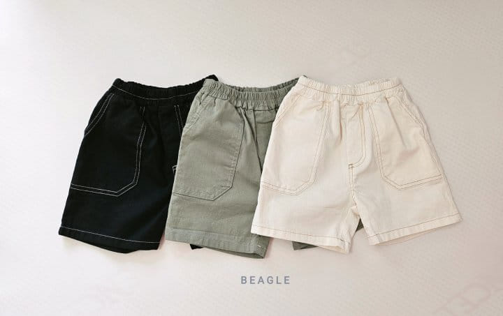 Beagle - Korean Children Fashion - #discoveringself - Stitch Span Shorts