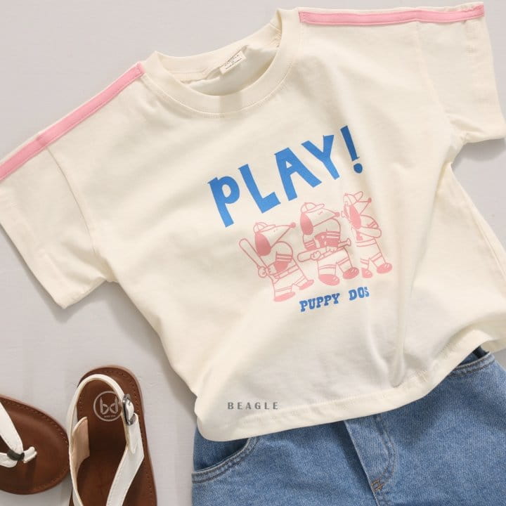 Beagle - Korean Children Fashion - #fashionkids - Play Tape Tee - 8