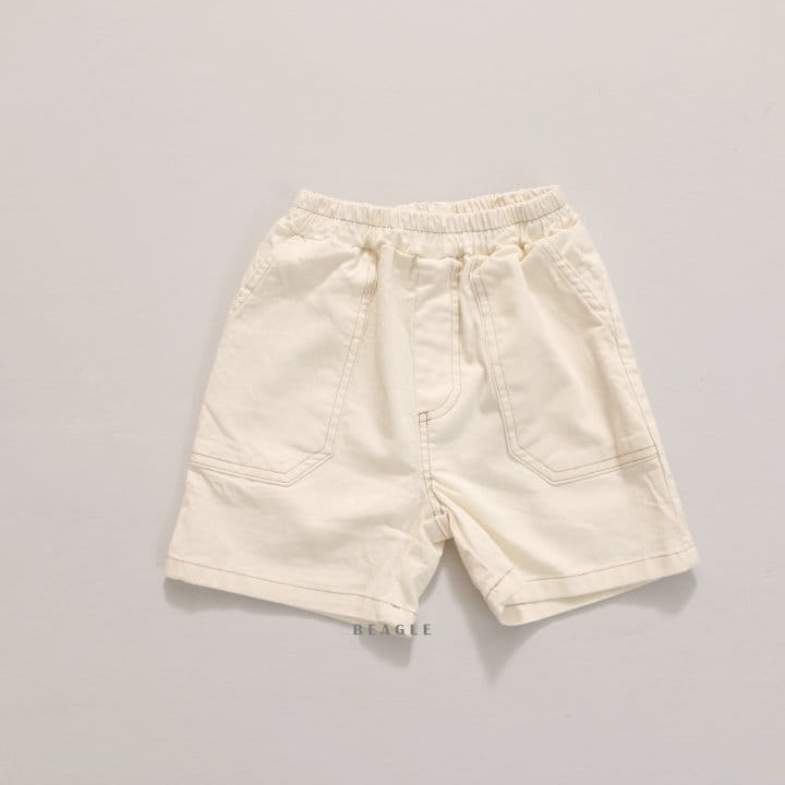 Beagle - Korean Children Fashion - #kidsshorts - Stitch Span Shorts - 3