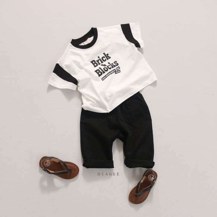 Beagle - Korean Children Fashion - #kidsshorts - Brick Color Tee - 7