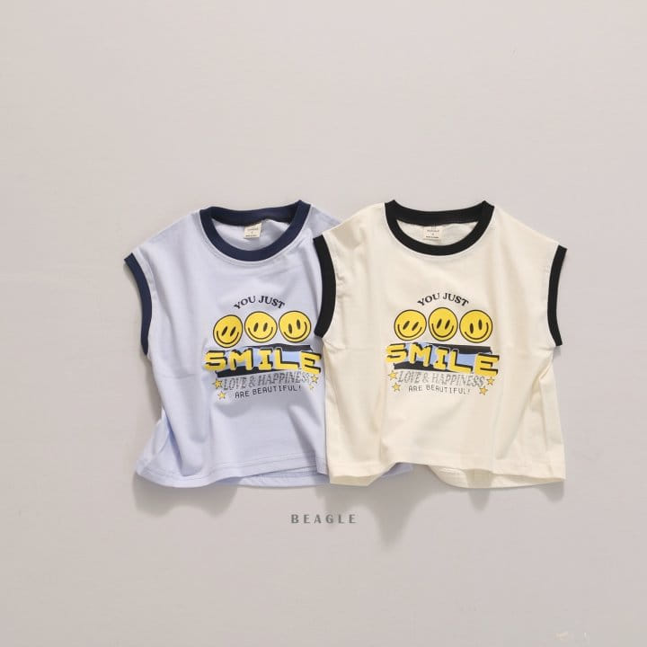 Beagle - Korean Children Fashion - #kidsshorts - Just Smile Tee