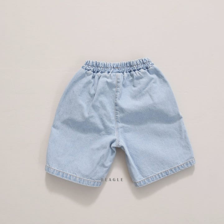 Beagle - Korean Children Fashion - #kidsstore - Summer Cool Denim Shorts - 6