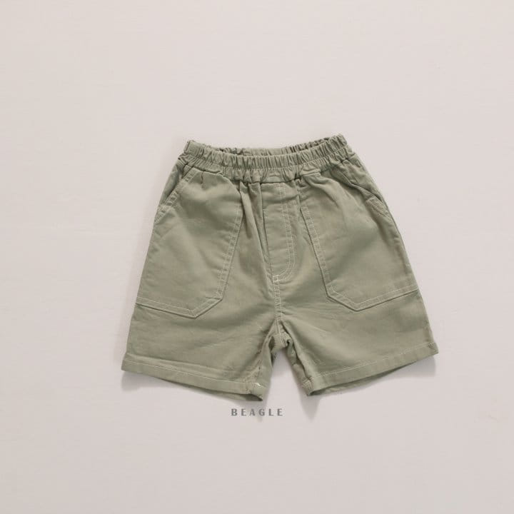 Beagle - Korean Children Fashion - #kidsshorts - Stitch Span Shorts - 4