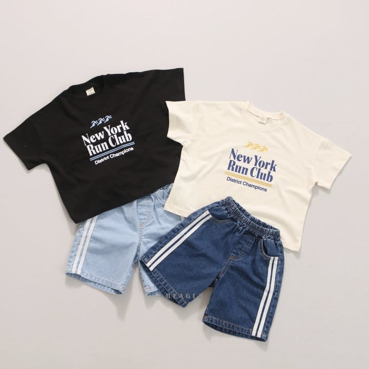 Beagle - Korean Children Fashion - #kidzfashiontrend - Summer Cool Denim Shorts - 7