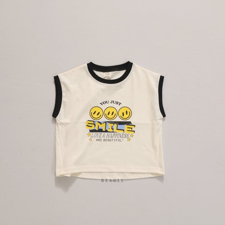 Beagle - Korean Children Fashion - #kidzfashiontrend - Just Smile Tee - 3