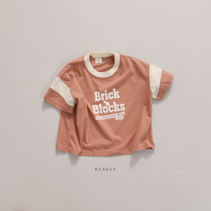 Beagle - Korean Children Fashion - #littlefashionista - Brick Color Tee - 11