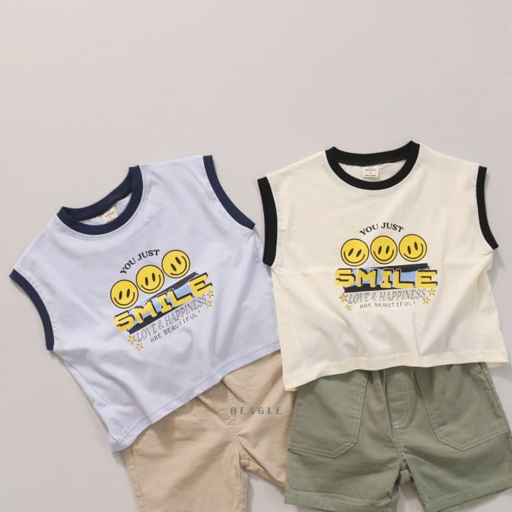 Beagle - Korean Children Fashion - #toddlerclothing - Just Smile Tee - 10