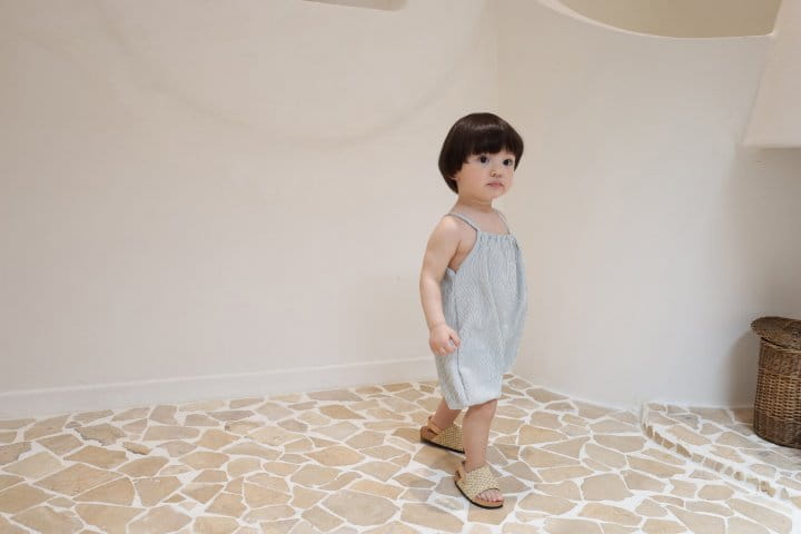 Bebe Nine - Korean Baby Fashion - #babyboutique - Coco Dungarees Body Suit - 5