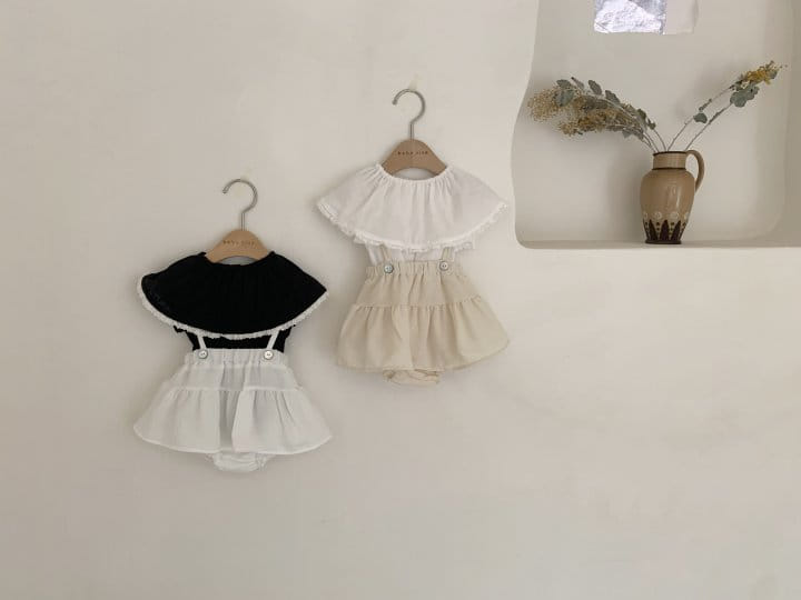 Bebe Nine - Korean Baby Fashion - #babyboutique - Yoru Kan Kan Dungarees Skirt - 5
