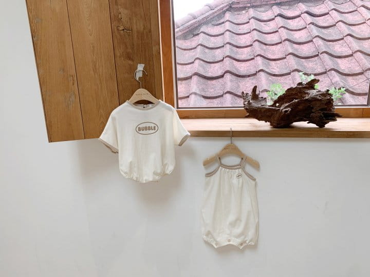 Bebe Nine - Korean Baby Fashion - #babyclothing - Bubble Sleeveless Body Suit - 7