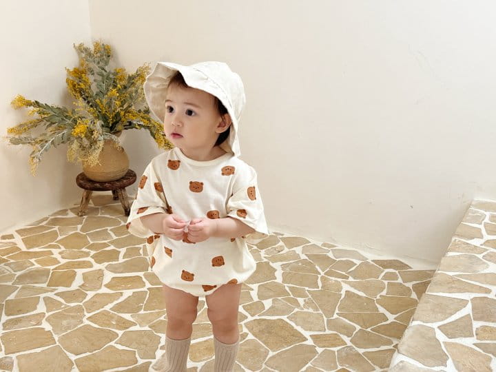 Bebe Nine - Korean Baby Fashion - #babyoninstagram - Pum Bear Body Suit - 8