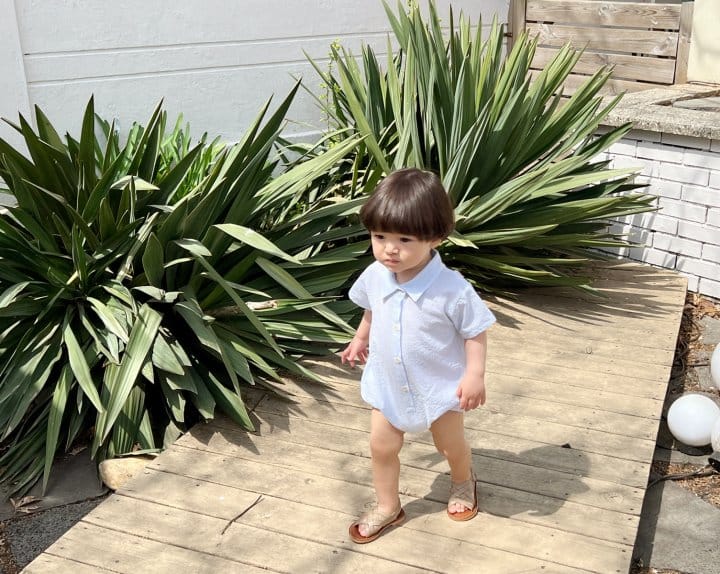Bebe Nine - Korean Baby Fashion - #babywear - Willy Collar Body Suit - 10