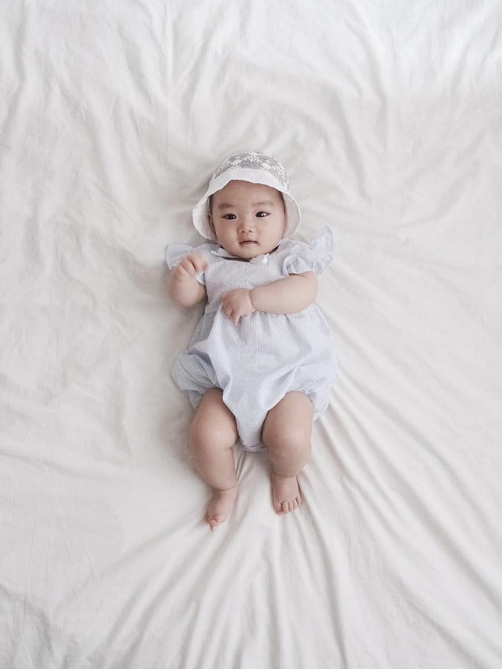 Bebe Nine - Korean Baby Fashion - #onlinebabyshop - Lily Frill Body Suit - 8