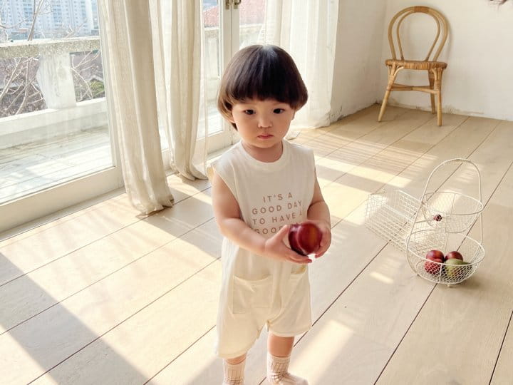Bebe Nine - Korean Baby Fashion - #onlinebabyshop - Good Day Body Suit - 4