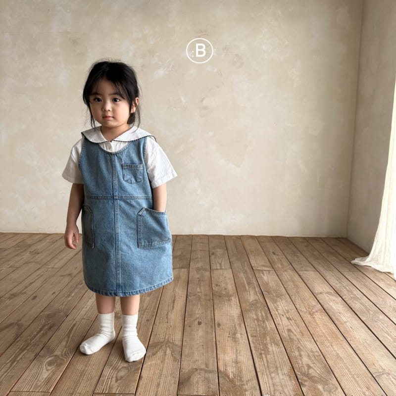 Bella Bambina - Korean Baby Fashion - #babyboutique - Bebe Elf Denim One-Piece - 11