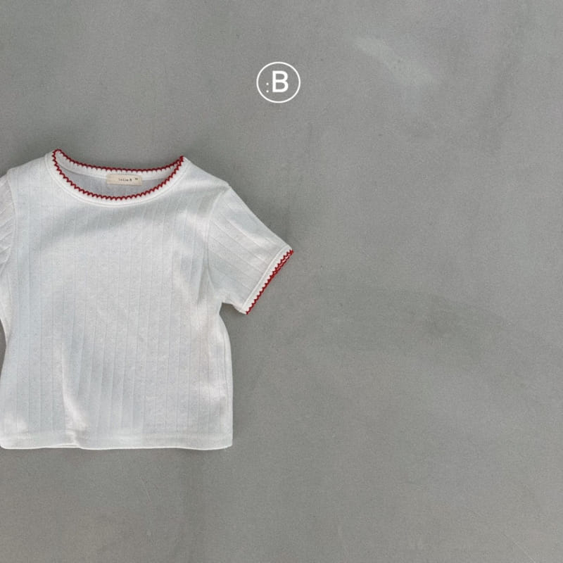 Bella Bambina - Korean Baby Fashion - #babyboutique - Pu Lace Tee - 5