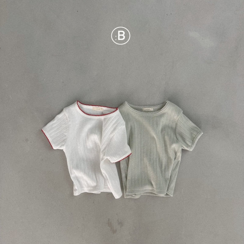 Bella Bambina - Korean Baby Fashion - #babywear - Pu Lace Tee - 2