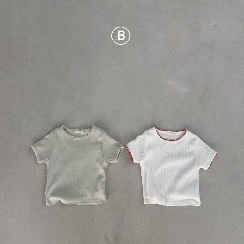 Bella Bambina - Korean Baby Fashion - #onlinebabyboutique - Pu Lace Tee - 3