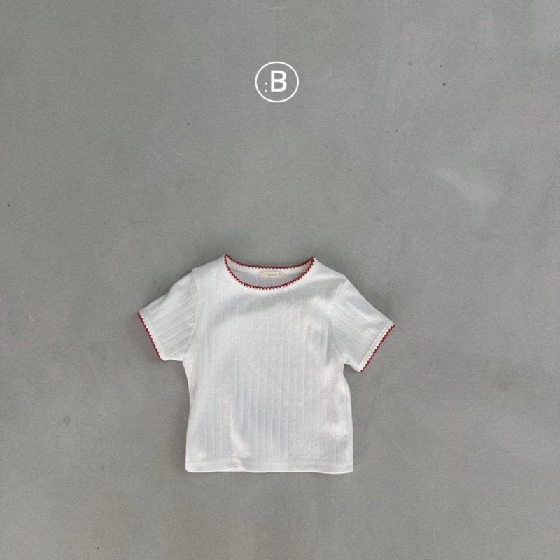 Bella Bambina - Korean Baby Fashion - #onlinebabyboutique - Pu Lace Tee - 4