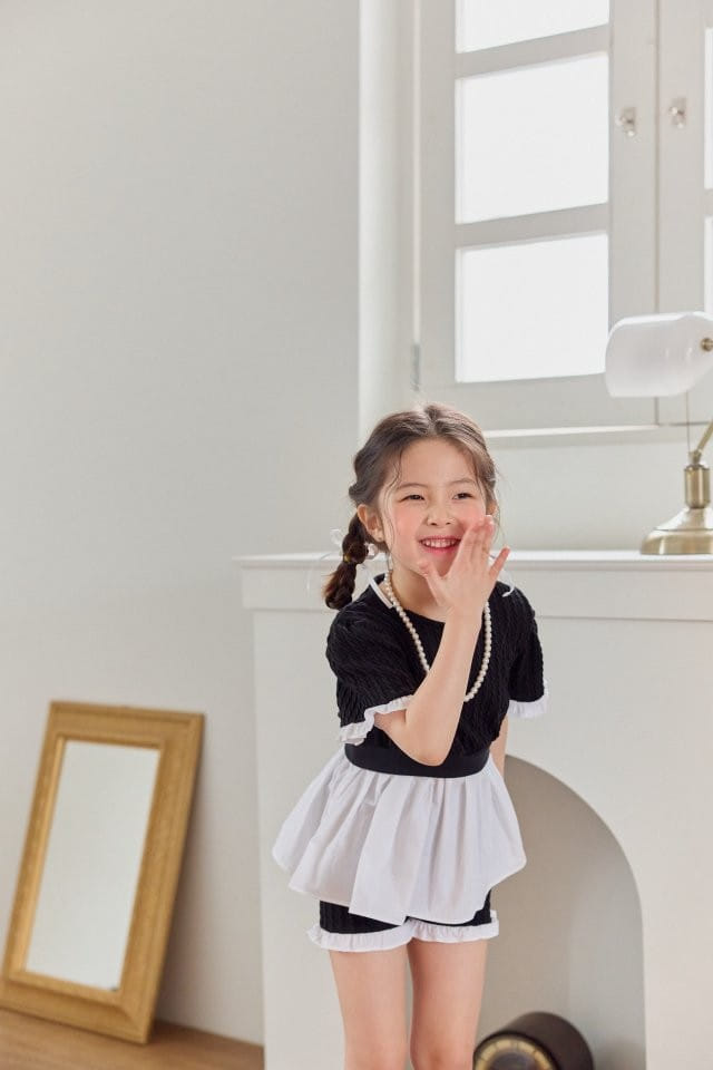 Berry Berry - Korean Children Fashion - #Kfashion4kids - Scone Top Bottom Set - 9