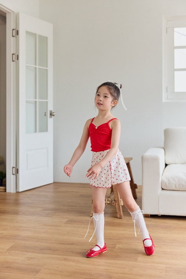Berry Berry - Korean Children Fashion - #Kfashion4kids - Scallop Skirt Pants - 8