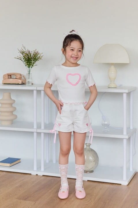 Berry Berry - Korean Children Fashion - #childofig - Heart Con Pants