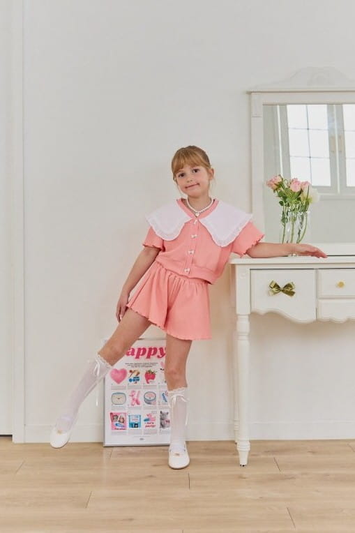 Berry Berry - Korean Children Fashion - #childofig - Waffle Top Bottom Set - 2