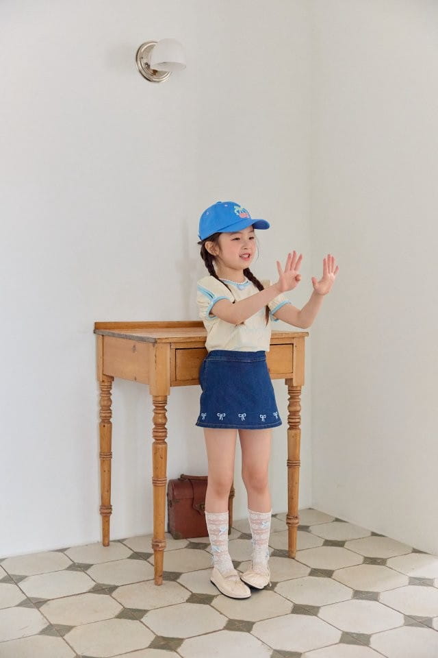 Berry Berry - Korean Children Fashion - #childofig - Ribbon Skirt Pants - 7