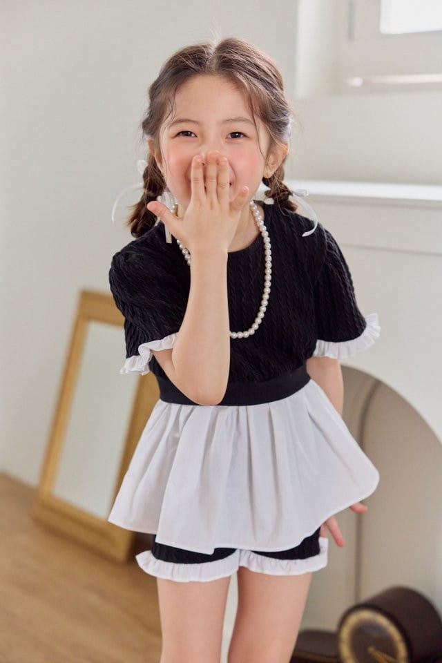 Berry Berry - Korean Children Fashion - #childrensboutique - Scone Top Bottom Set - 2