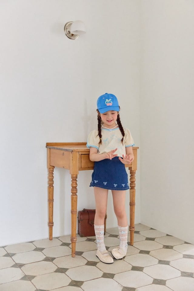Berry Berry - Korean Children Fashion - #designkidswear - Ribbon Skirt Pants - 10