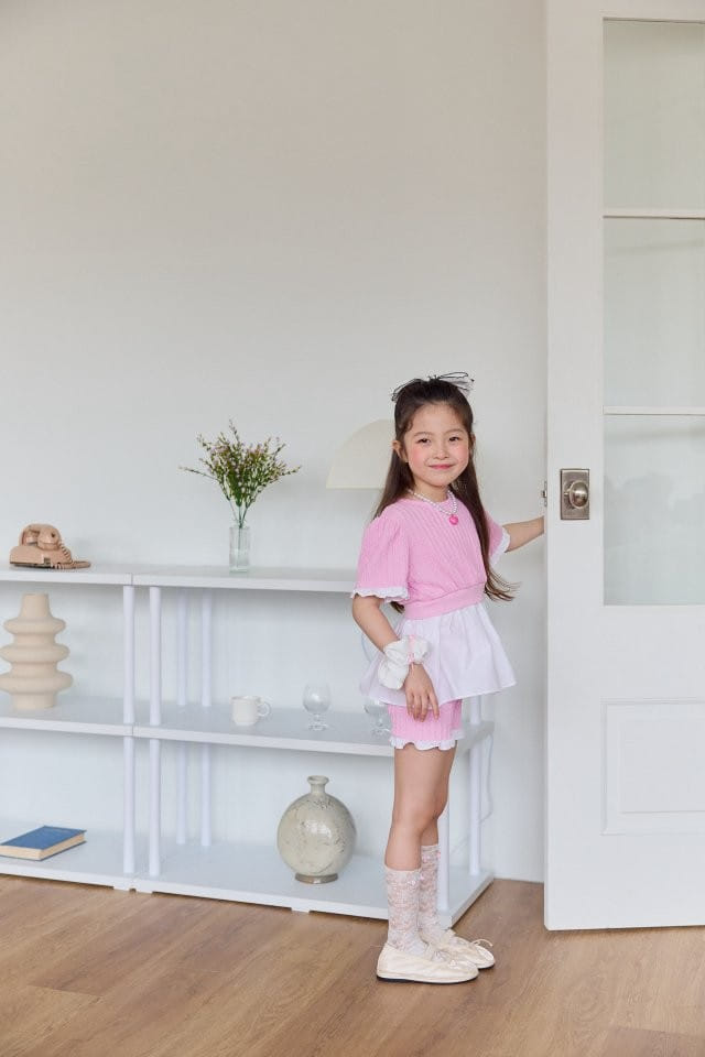 Berry Berry - Korean Children Fashion - #designkidswear - Scone Top Bottom Set - 4