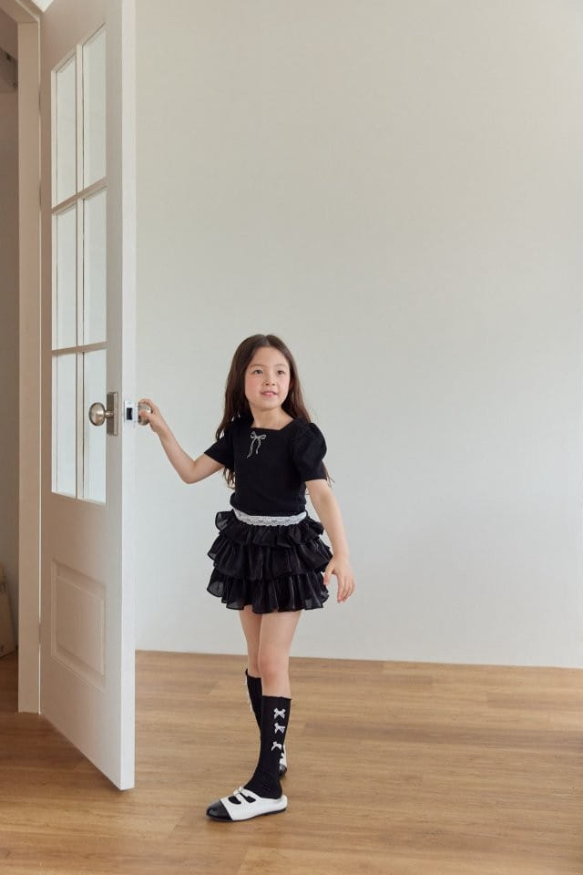 Berry Berry - Korean Children Fashion - #fashionkids - Bling Skirt Pants - 3